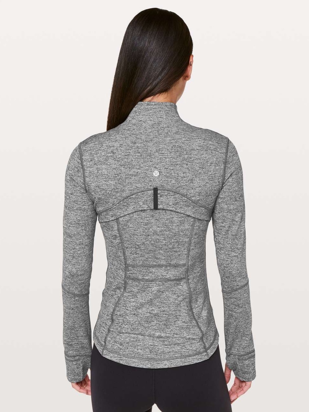 Lululemon Define Jacket in Heathered Black Size 10 - Picture 2 of 8
